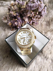  Shop Authentic Michael Kors Camille Silver Diamonds Dial Gold Steel Strap Watch for Women - MK5756 - Luxxuri