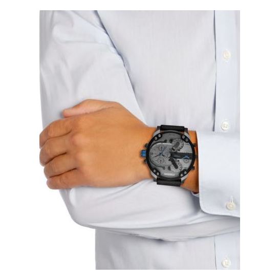 Shop Authentic Diesel Mr Daddy 2.0 Chronograph Grey Dial Black Nylon Strap Watch For Men - DZ7420 - Luxxuri
