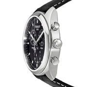 Shop Authentic Tissot PR 100 Chronograph Black Dial Black Leather Strap Watch For Men - T101.417.16.051.00 - Luxxuri
