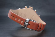  Shop Authentic Fossil Boyfriend Chronograph White Dial Brown Leather Strap Watch for Women - ES3837 - Luxxuri
