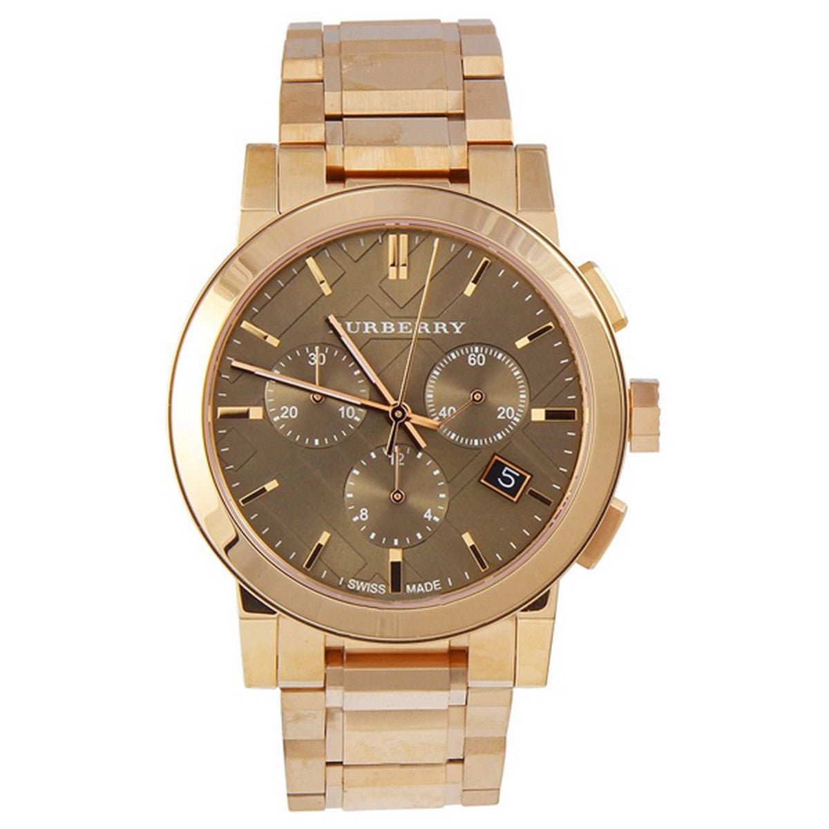  Shop Authentic Burberry The City Grey Dial Rose Gold Steel Strap Watch for Men - BU9353 - Luxxuri