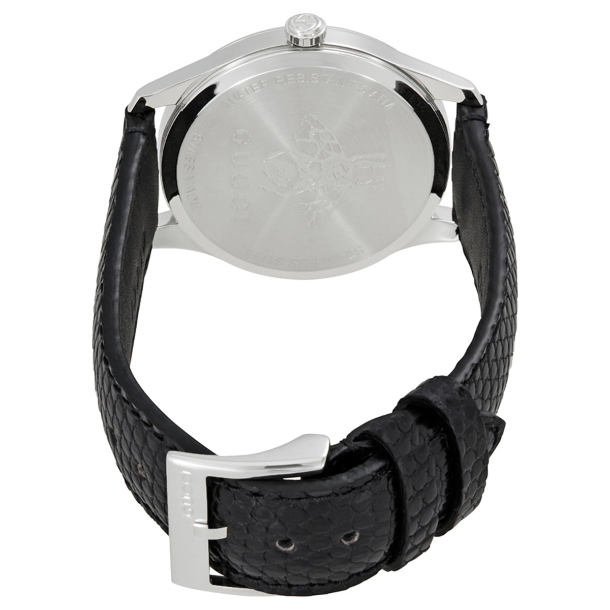  Shop Authentic Gucci G-Timeless Moonphase Black Dial Black Leather Strap Watch For Men - YA1264045 - Luxxuri