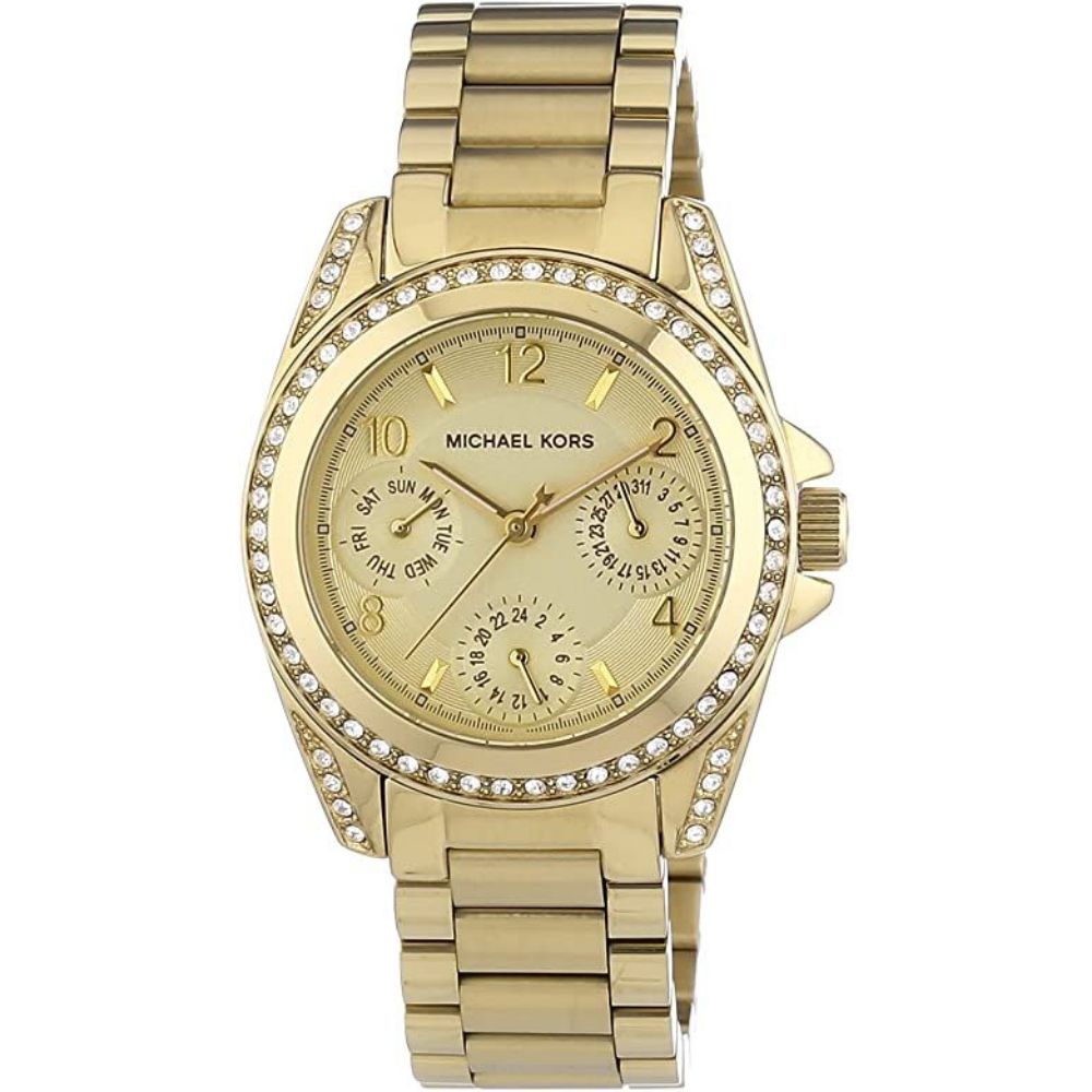  Shop Authentic Michael Kors Blair Gold Dial Gold Steel Strap Watch for Women - MK5639 - Luxxuri