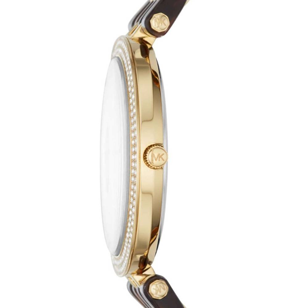  Shop Authentic Michael Kors Darci Gold Dial Brown Two Tone Steel Strap Watch for Women - MK4326 - Luxxuri