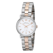  Shop Authentic Marc Jacobs Baker White Dial Two Tone Steel Strap Watch for Women - MBM3331 - Luxxuri