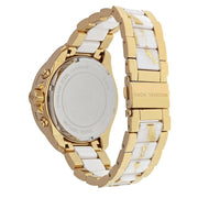  Shop Authentic Michael Kors Wren Diamonds Gold Dial Two Tone Steel Strap Watch for Women - MK6157 - Luxxuri