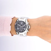  Shop Authentic Michael Kors Bradshaw Black Dial Silver Steel Strap Watch for Men - MK5705 - Luxxuri
