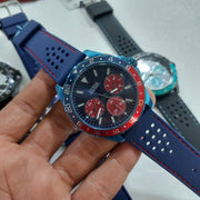  Shop Authentic Guess Odyssey Analog Blue Dial Blue Rubber Strap Watch For Men - W1108G1 - Luxxuri
