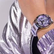  Shop Authentic Guess Queen Quartz Purple Dial Purple Silicone Strap Watch For Women - GW0536L4 - Luxxuri