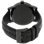 Shop Authentic Burberry The City Black Dial Black Leather Strap Watch for Men - BU9906 - Luxxuri