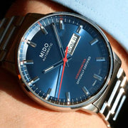  Shop Authentic Mido Commander II Automatic Chronometer Blue Dial Silver Steel Strap Watch For Men - M021.431.11.041.00 - Luxxuri