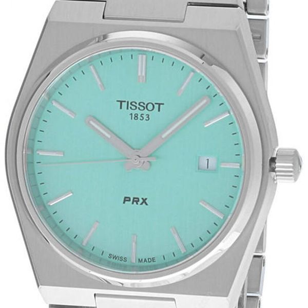  Shop Authentic Tissot PRX Quartz Light Green Dial Silver Steel Strap Watch for Men - T137.410.11.091.01 - Luxxuri