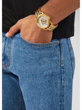  Shop Authentic Versace Palazzo Empire White Dial Two Tone Steel Strap Watch for Men - VERD00418 - Luxxuri