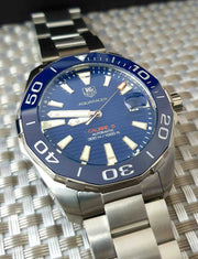  Shop Authentic Tag Heuer Aquaracer Blue Dial Watch for Men - WAY211C.BA0928 - Luxxuri