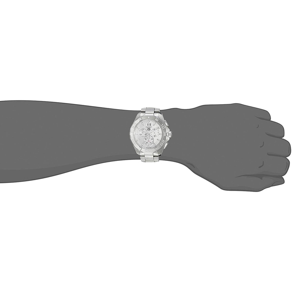  Shop Authentic Tag Heuer Aquaracer White Dial Silver Steel Strap Watch for Men - CAY1111.BA0927 - Luxxuri