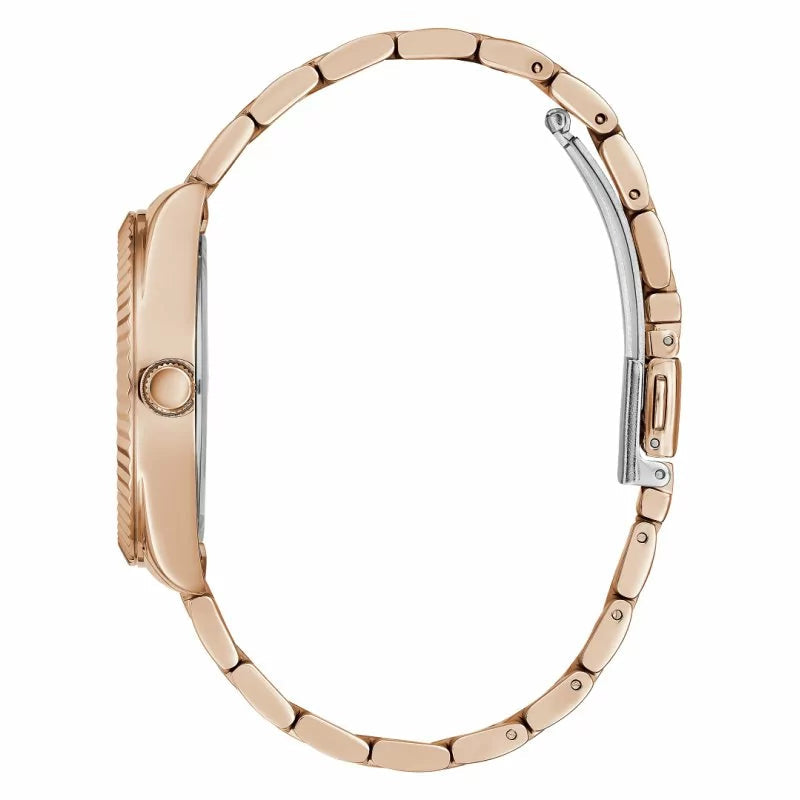  Shop Authentic Guess Luna White Dial Rose Gold Steel Strap Watch for Women - GW0308L3 - Luxxuri