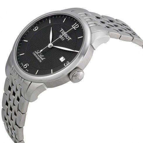 Shop Authentic Tissot Le Locle Automatic Black Dial Silver Steel Strap Watch For Men - T006.408.11.057.00 - Luxxuri