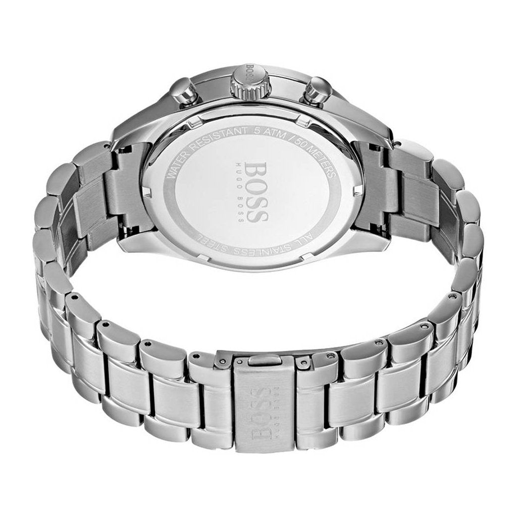  Shop Authentic Hugo Boss Chronograph Blue Dial Silver Steel Strap Watch for Men - 1513630 - Luxxuri