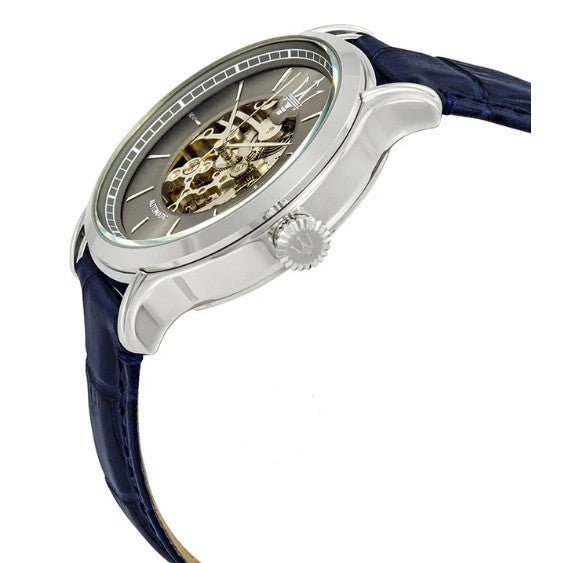  Shop Authentic Maserati Epoca Automatic Skeleton Dial Black Leather Strap Watch For Men - R8821118002 - Luxxuri