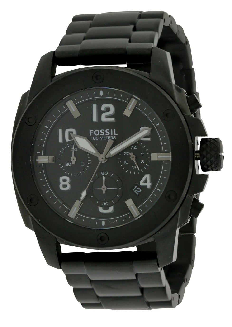  Shop Authentic Fossil Machine Chronograph Black Dial Black Steel Strap Watch for Men - FS4927 - Luxxuri