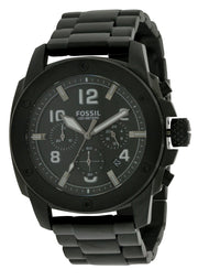  Shop Authentic Fossil Machine Chronograph Black Dial Black Steel Strap Watch for Men - FS4927 - Luxxuri