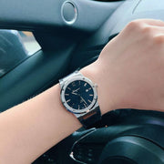  Shop Authentic Salvatore Ferragamo F-80 Classic Black Dial Black Leather Strap  Watch for Men - SFDT00219 - Luxxuri