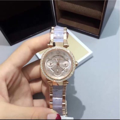  Shop Authentic Michael Kors Parker Gold Dial Two Tone Steel Strap Watch for Women - MK6327 - Luxxuri