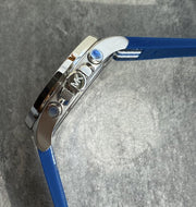  Shop Authentic Michael Kors Brecken Chronograph Blue Dial Two Tone PVC Strap Watch For Men - MK8950 - Luxxuri