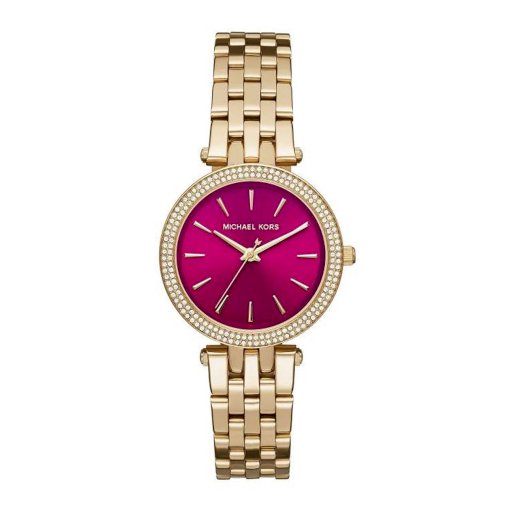  Shop Authentic Michael Kors Darci Pink Dial Gold Steel Strap Watch for Women - MK3444 - Luxxuri