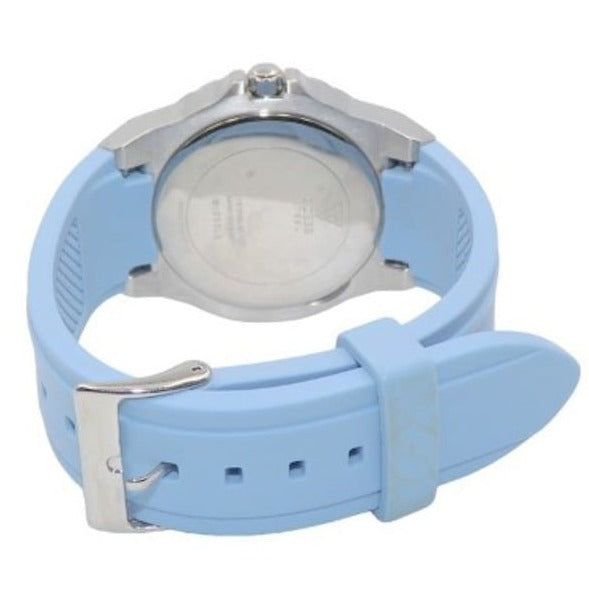  Shop Authentic Guess Limelight Crystals White Dial Blue Rubber Strap Watch for Women - W1053L5 - Luxxuri