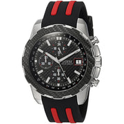  Shop Authentic Guess Octane Chronograph Black Dial Two Tone Silicone Strap Watch For Men - W1047G1 - Luxxuri