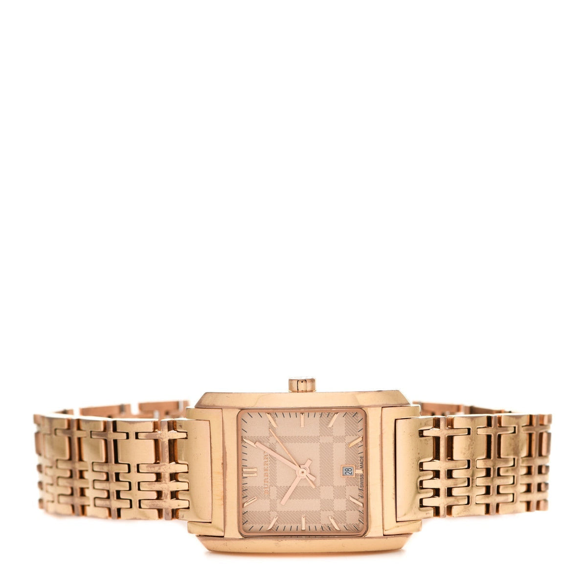  Shop Authentic Burberry Nova Check Quartz Rose Gold Dial Rose Gold Steel Strap Watch for Women - BU1578 - Luxxuri