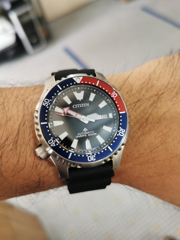  Shop Authentic Citizen Promaster Automatic 200M Diver Fugu Limited Edition Black Dial Black Rubber Strap Watch For Men - NY0110 - Luxxuri