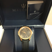  Shop Authentic Maserati Circuito Black Dial Black Leather Strap Watch For Men - R8851127001 - Luxxuri