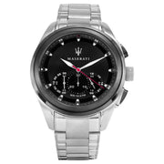  Shop Authentic Maserati Traguardo Analog Black Dial Stainless Steel Watch For Men - R8873612015 - Luxxuri
