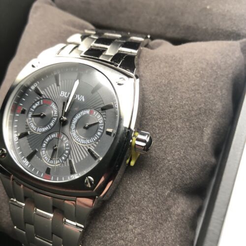  Shop Authentic Bulova Classic Collection Multifunction Grey Dial Silver Steel Strap Watch for Men - 96C148 - Luxxuri