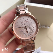  Shop Authentic Michael Kors Jaryn Rose Gold Dial Rose Gold Steel Strap Watch for Women - MK3621 - Luxxuri