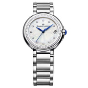  Shop Authentic Maurice Lacroix Fiaba Diamonds Mother of Pearl Dial Silver Steel Strap Watch for Women - FA1004-SD502-170-1 - Luxxuri
