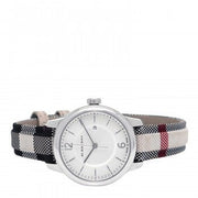  Shop Authentic Burberry Classic Stone Silver Dial Horseberry Black Leather Strap Watch for Women - BU10103 - Luxxuri