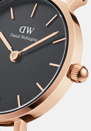 Shop Authentic Daniel Wellington Classic Petite Cornwall Black Dial Black NATO Strap Watch For Women - DW00100215 - Luxxuri