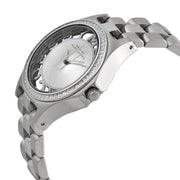  Shop Authentic Marc Jacobs Henry Transparent Silver Dial Silver Steel Strap Watch for Women - MBM3337 - Luxxuri
