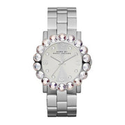  Shop Authentic Marc Jacobs Amy Silver Dial Silver Steel Strap Watch for Women - MBM3222 - Luxxuri