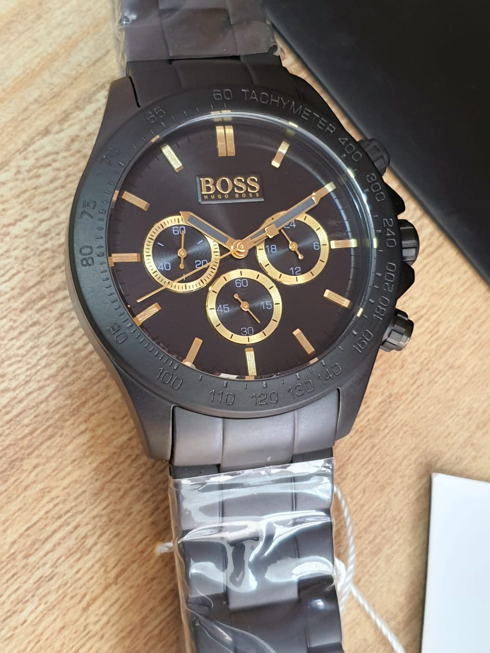  Shop Authentic Hugo Boss Ikon Black Dial Black Steel Strap Watch for Men - 1513278 - Luxxuri