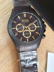  Shop Authentic Hugo Boss Ikon Black Dial Black Steel Strap Watch for Men - 1513278 - Luxxuri