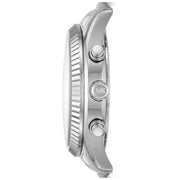  Shop Authentic Michael Kors Lexington Chronograph Silver Dial Silver Steel Strap Watch for Men - MK8515 - Luxxuri