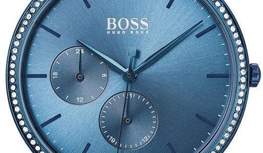  Shop Authentic Hugo Boss Infinity Blue Dial Blue Mesh Bracelet Watch for Women - 1502518 - Luxxuri