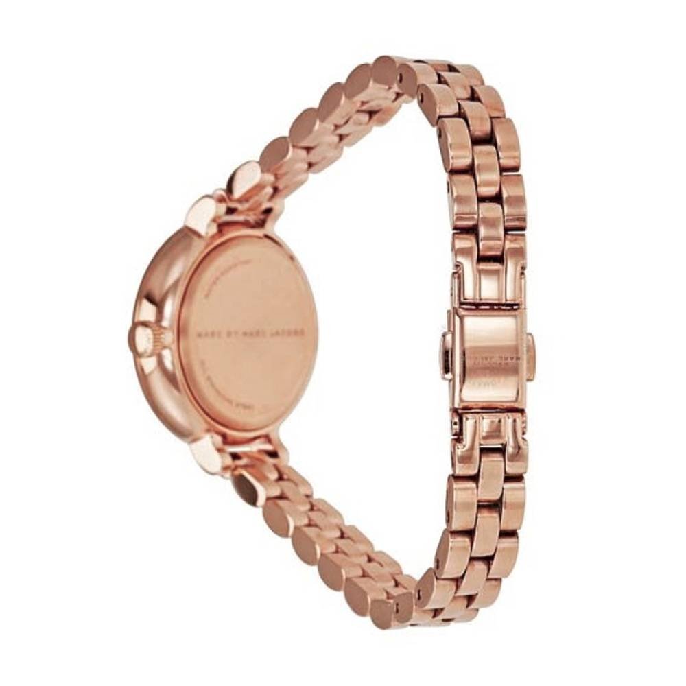  Shop Authentic Marc Jacobs Sally White Dial Rose Gold Steel Strap Watch for Women - MBM8643 - Luxxuri