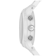  Shop Authentic Michael Kors Runway White Ceramic Dial White Steel Strap Watch for Women - MK5161 - Luxxuri