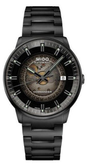  Shop Authentic Mido Commander II Automatic Gradient Black Dial Black Steel Strap Watch For Men - M021.407.33.411.00 - Luxxuri