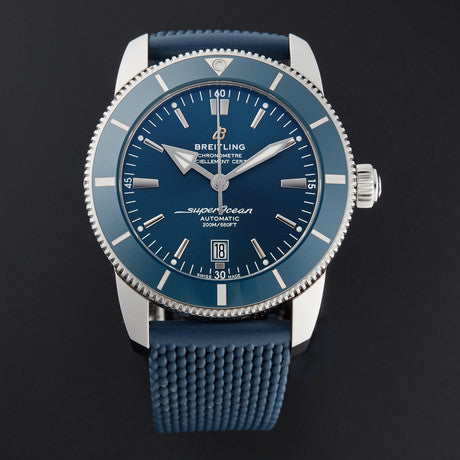  Shop Authentic Breitling Superocean Heritage B20 Automatic 46 Blue Dial Blue Mesh Bracelet Watch for Men - AB2020161C1S1 - Luxxuri